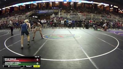132 1A 3rd Place Match - Kyle Gallo, Zephyrhills Christian vs Anthony O`Dell, Mater Lakes Academy
