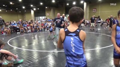 45 lbs Round 3 (6 Team) - BRAXCEN VAUGHN, Fight Club vs Tenley Howarth, NC National Team White