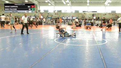 106 lbs Rr Rnd 1 - Diego Carvajal, MGA - HSB vs Enzo Falcone, Mayo Quanchi - HSB