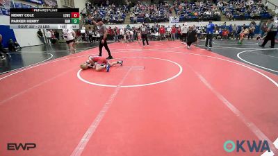 73 lbs Final - Henry Cole, Lincoln Christian vs Parker Henry, Raw Wrestling Club