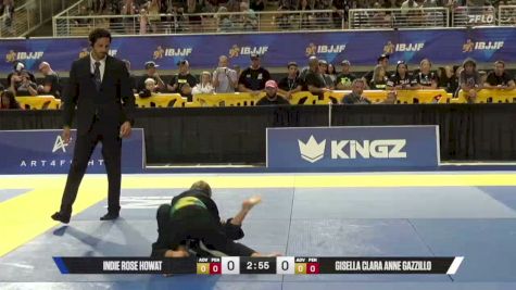 Gisella Clara Anne Gazzillo vs Indie Rose Howat 2026 Pan Kids Jiu-Jitsu IBJJF Championship