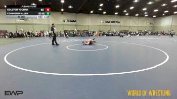 80 lbs Rr Rnd 2 - Colston Yocham, Mat Warriors 14U vs Covington Allen, OK Elite 14U Orange