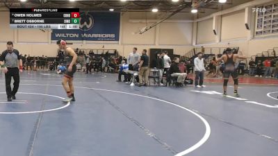 190 lbs Consolation - Owen Holmes, Conard vs Brett Osborne, Simsbury