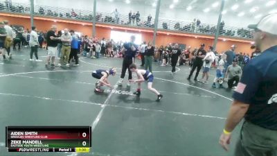 80 lbs Semifinal - Zeke Mandell, Eastside Youth Wrestling vs Aiden Smith, Grizzlies Wrestling Club