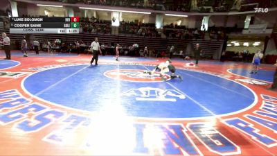 106-1A Cons. Semi - Luke Solomon, Berrien County vs Cooper Saine, Gordon Lee