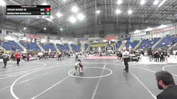 57 lbs Rr Rnd 2 - Cesar Nunez Jr, Northglenn Youth WC vs Braelynn Mancilla, Ravage WC