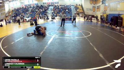 150 Blue Round 3 - Lorenzo Calderon, Deland vs Jayke Facella, Wellington Community Hs