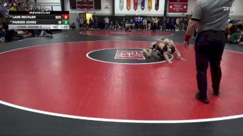 126 lbs Cons. Round 2 - Lane Beckler, Mount Pleasant vs Parker Johns, Dubuque Hempstead