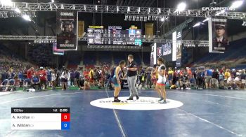 132 lbs Cons 8 #2 - Alina Antillon, Colorado vs Athena Willden, California