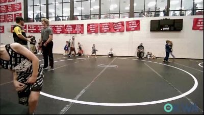 49 lbs Consi Of 16 #2 - Ryder Hamlett, HBT Grapplers vs Kallum Hendrickson, OKC Saints Wrestling