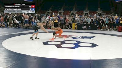 88 lbs Champ. Rd Of 32 - Desmond Gibson, Oklahoma vs Lynkoln Hammond, Indiana