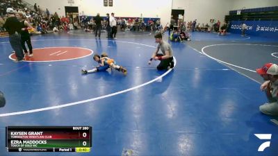 31-36 lbs Round 5 - Ezra Maddocks, Touch Of Gold WC vs Kaysen Grant, Torrington Wrestling Club