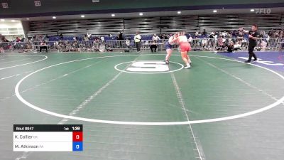 200 lbs Consi Of 4 - Kinslee Collier, OK vs MacKenna Atkinson, PA