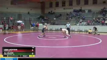 138 lbs Finals (2 Team) - Josh Lockyear, Boonville vs Eli Wilson, Heritage Hills