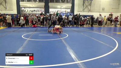 107 lbs Consy 3 - Seth Drennen, Parkersburg-WV vs Cael Muller, Notre Dame GP