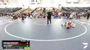 106 lbs Semifinal - Seth Strain, Club Not Listed vs Santiago Chrisjohn, Journeymen Wrestling Club