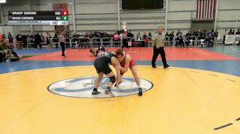 6 - 157 lbs Cons. Round 2 - Evan Cronin, Washington-Liberty (Arlington) vs Brady Greene, Grassfield