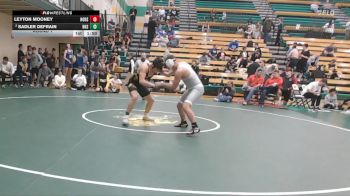 190.0 Round 1 - Sadler DeFrain, Haven High School vs Leyton Mooney, Hoisington High School