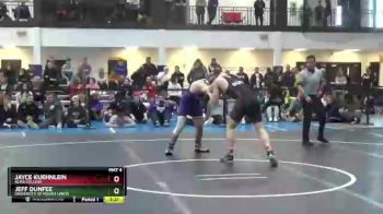 157 lbs Cons. Round 3 - Jayce Kuehnlein, Alma College vs Jeff Dunfee, University Of Mount Union