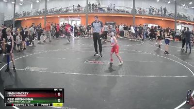 65 lbs Cons. Round 2 - Nash Mackey, LA Elite Wrestling vs Reid Bronniman, Cobra Wrestling Club