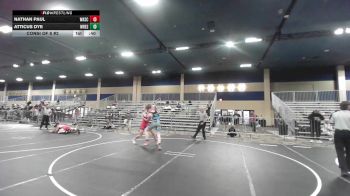 165 lbs Consi Of 8 #2 - Nathan Paul, Wasco Yourh Wrestling vs Atticus Dye, Wrestling University
