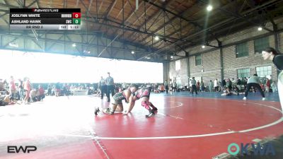 123-129 lbs Rr Rnd 3 - Joslynn White, Skiatook Youth Wrestling vs Ashland Hawk, Salina Wrestling Club