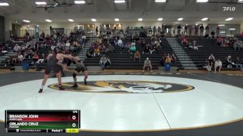 174 lbs Cons. Semi - Orlando Cruz, Purdue vs Branson John, Maryland