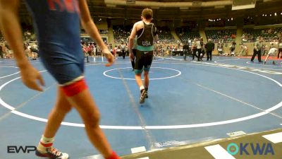 119 lbs Quarterfinal - Hudson Moseley, Raw Wrestling Club vs Race Foster, Tahlequah Wrestling Club