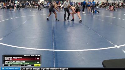 Elite 165 lbs Cons. Round 3 - Carter Proffitt, Wartburg vs Emmanuel Celestin, North Iowa Area Community College