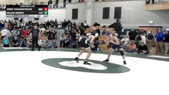120 lbs Consi Of 16 #2 - Jerry Papadopoulos, Norwood vs Dillon Wright, Plymouth South