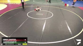 57 lbs Quarterfinal - Harrison Schuelke, Marshall/Lakeview/RTR vs Geremy Thompson, Owatonna Wrestling Academy