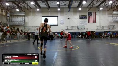 126 lbs 7th Place Match - Brandon Boehm, Silverton vs Jaiden Venzke, Centennial