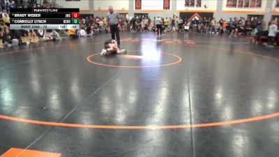 72 lbs Cons. Semi - Brady Weber, Jesup Mat Club vs Connolly Lynch, Delaware County Wrestling Club