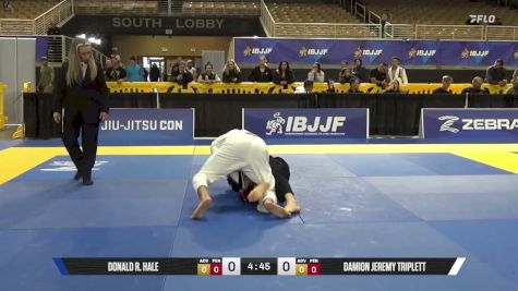 DAMION JEREMY TRIPLETT vs DONALD R. HALE 2026 Pan Jiu Jitsu IBJJF Championship