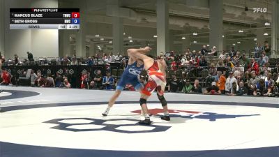 61 lbs Semis - Marcus Blaze, Titan Mercury Wrestling Club (TMWC) vs Seth Gross, MATPAC Wrestling Club