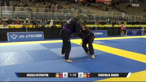 Christina M. Warren vs Rebecca Lyn Stratton 2025 Pan Jiu Jitsu IBJJF Championship