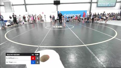 24 kg Quarterfinal - Stella Gifford, Michigan Rev Girls Blue vs Noella Thiel, Team VA