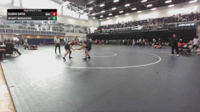 157 lbs Cons. Round 6 - Ruben Ortiz, Mt. San Antonio College vs Wyatt Madalena, Lassen College