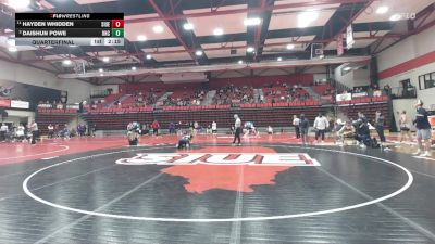 157 lbs Quarterfinal - Daishun Powe, Northern Colorado vs Hayden Whidden, SIUE