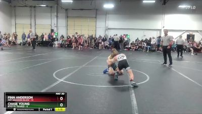 84 lbs Round 1 (4 Team) - Finn Anderson, Mat Assassins Black vs Chase Young, Bitetto Trained