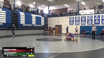 285 lbs Semifinal - Brandon Bray, Cornell College vs Edward Perry, Chicago