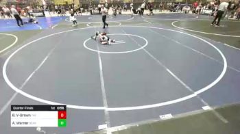 62 lbs Quarterfinal - Brody Verch-Brown, The Untouchables vs Asher Warner, Bear Cave WC