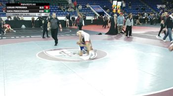 106 lbs Consi Of 16 #2 - Logan Petruska, Milford vs Luca Finocchiaro, Methuen