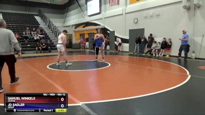 16U-12 lbs Rr1 - Samuel Winkels, Austin vs Jd Sadler, Jesup