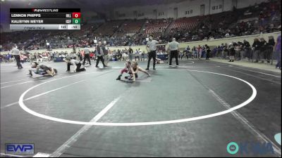 57 lbs Consi Of 4 - Lennon Phipps, Hilldale Youth Wrestling Club vs Kalisynn Meyer, Icefighter U