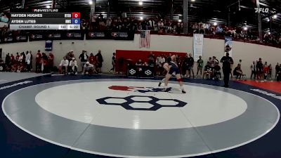 70 kg Champ. Round 1 - Hayden Hughes, RTC South vs Ayden Lutes, Naperville Wrestling Club
