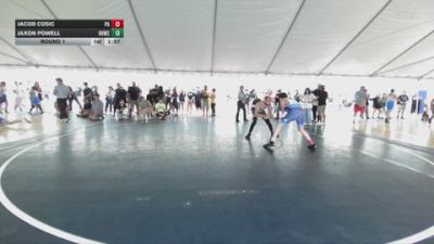 132 lbs Round 1 - Jacob Cosic, Peterson Grapplers vs Jaxon Powell, Rough House Wrestling Club