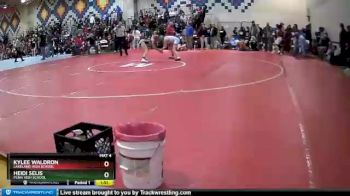 120 lbs Champ. Round 1 - Heidi Selis, Penn High School vs Kylee Waldron, Lakeland High School