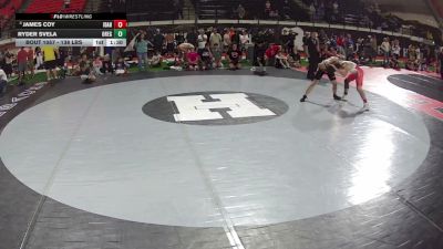 138 lbs Champ. Rd Of 32 - James Coy, Idaho vs Ryder Svela, Oregon