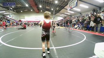 43 lbs Round Of 32 - Miles Sanders, Sallisaw Takedown Club vs Calvin Fishinghawk, Wagoner Takedown Club